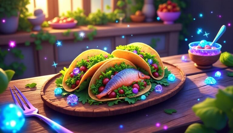 découvrez la recette magique des tacos de poisson de disney dreamlight valley, une spécialité étoilée à préparer facilement chez vous pour un voyage gustatif enchanteur.