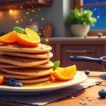 Découvrez la recette 4 étoiles des pancakes aux kakis et graines de chia de Dreamlight Valley : un délice santé à préparer chez vous !