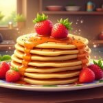 Recette 4 étoiles : Pancakes aux fraises en spirale et graines de chia de Dreamlight Valley, mode d’emploi