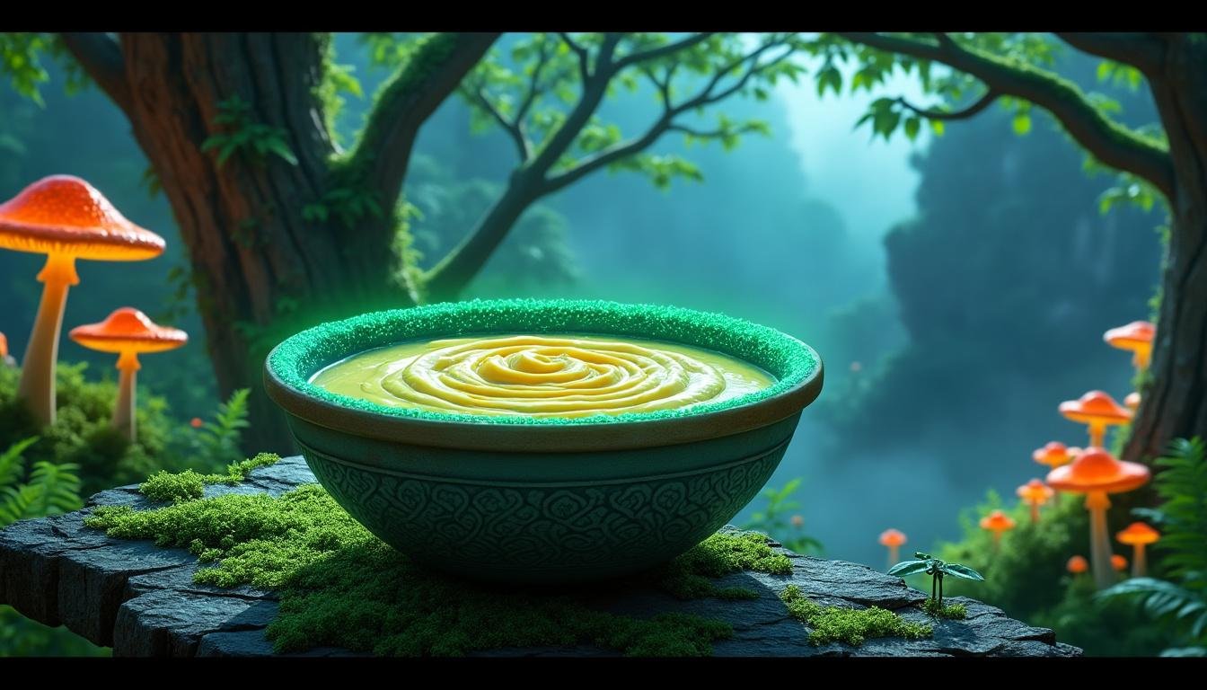 découvrez notre recette étoilée de porridge gourmand, délicatement sublimé par le caviar vert de dreamlight valley pour une expérience unique et raffinée.