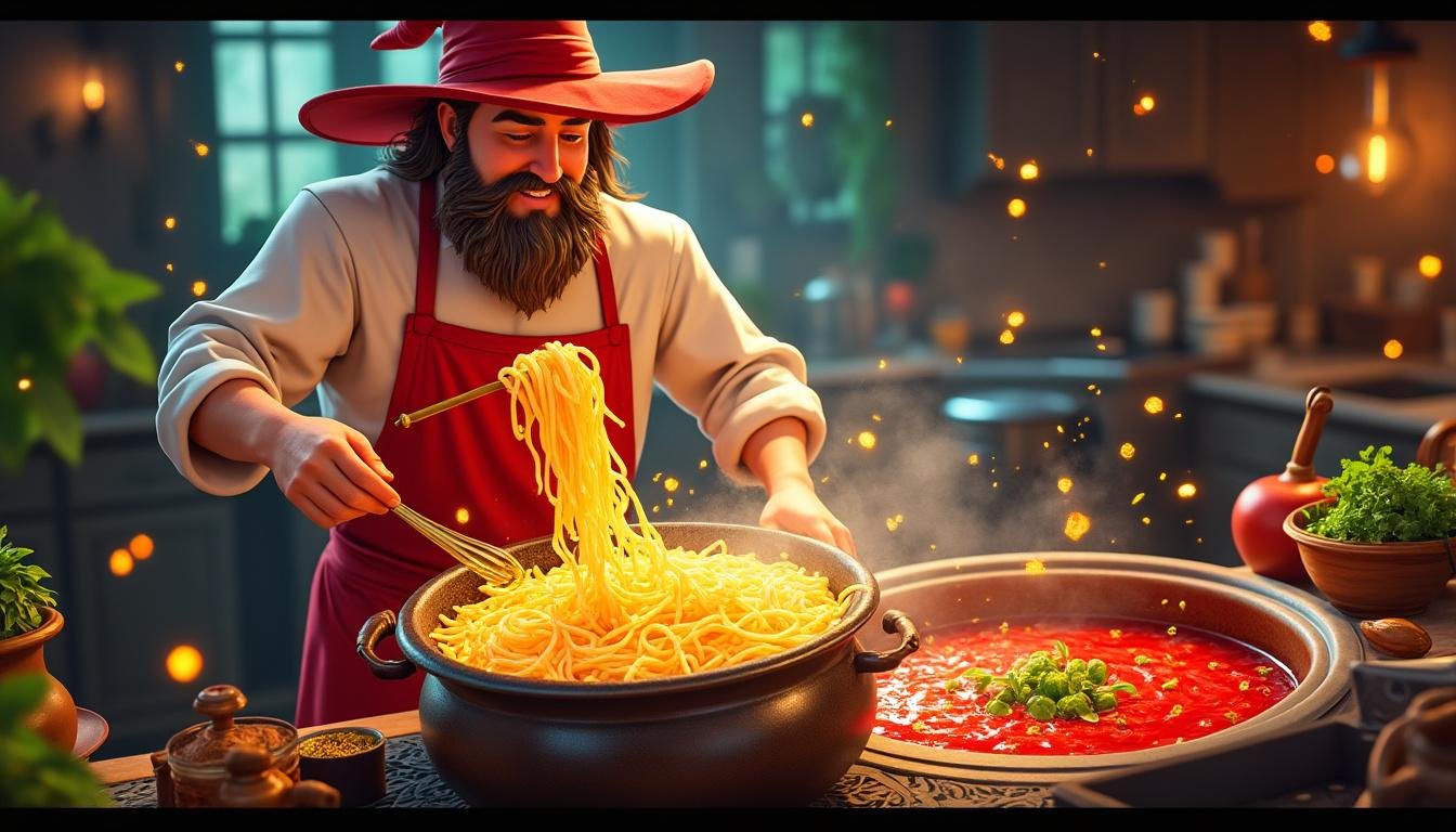 découvrez la recette cinq étoiles des spaghetti spécial disney dreamlight valley et apprenez à la préparer facilement chez vous pour un repas magique et savoureux !