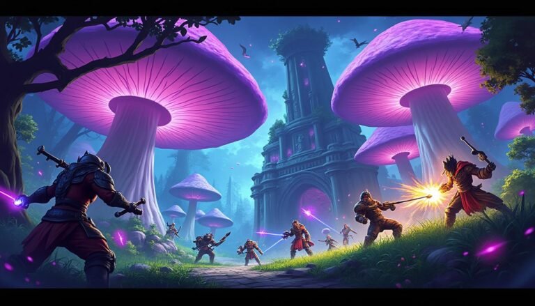 découvrez arc raiders, un jeu palpitant où les joueurs s'affrontent dans une quête insolite pour récolter des champignons rares au cœur d'une bataille acharnée. plongez dans une aventure unique mêlant stratégie et action intense.